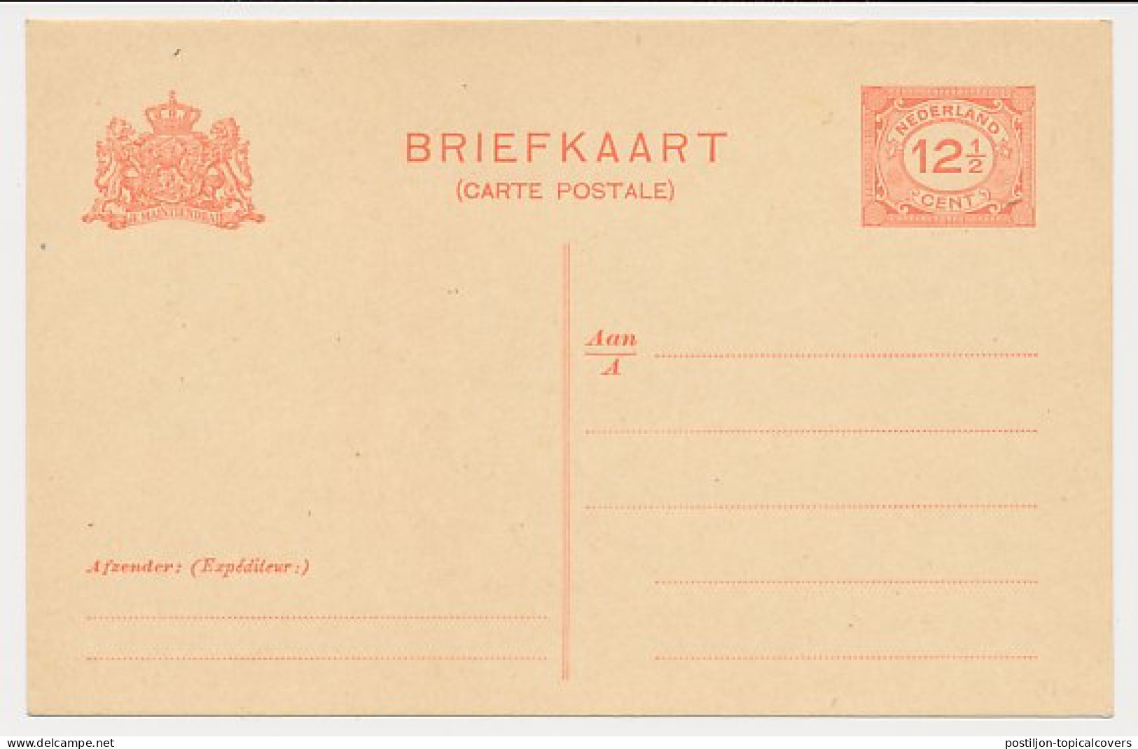 Briefkaart G. 190 Z-1 - Postal Stationery