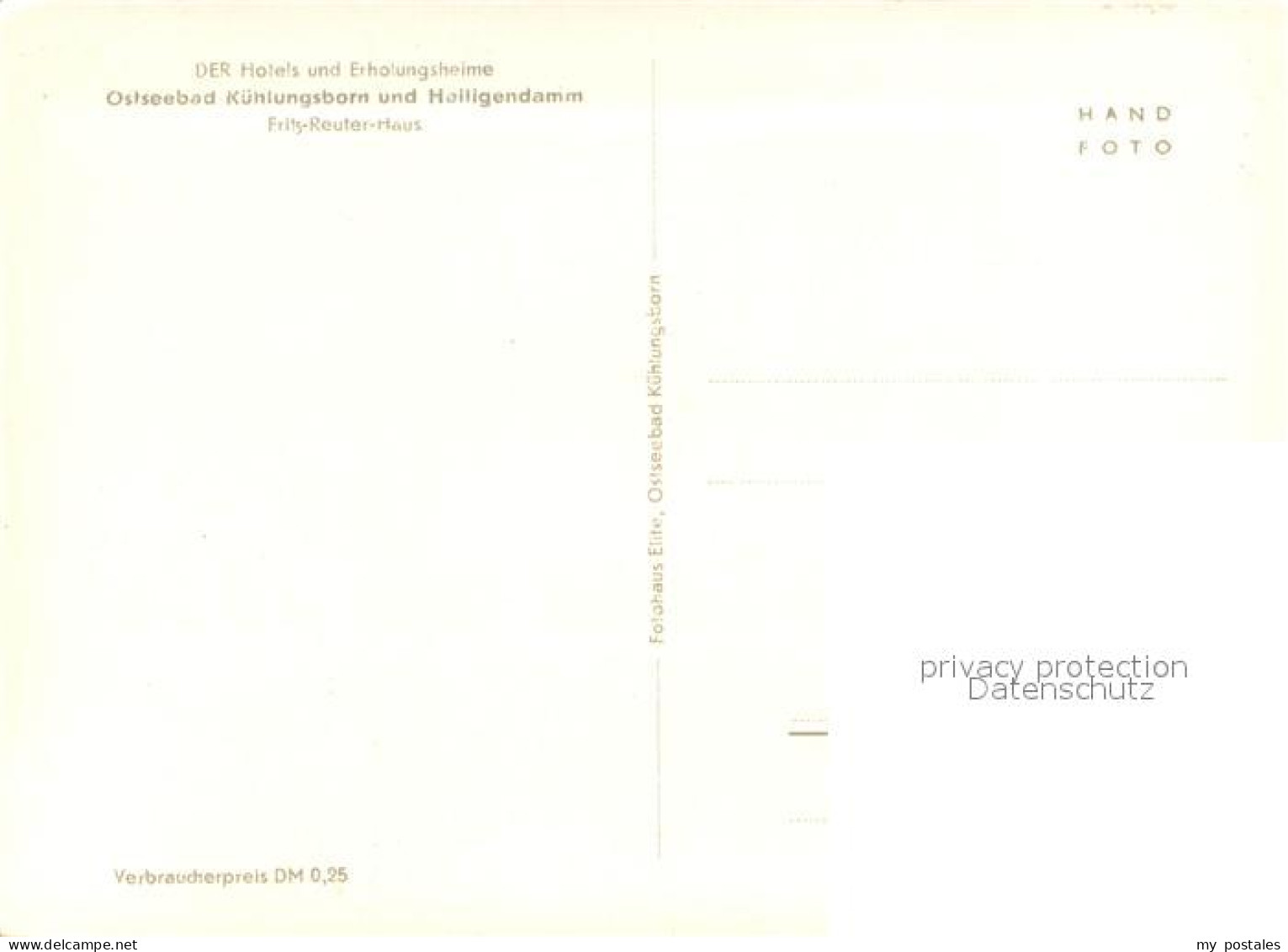 73722874 Kuehlungsborn Ostseebad Mit Heiligendamm DER Hotels Und Erholungsheime  - Kühlungsborn