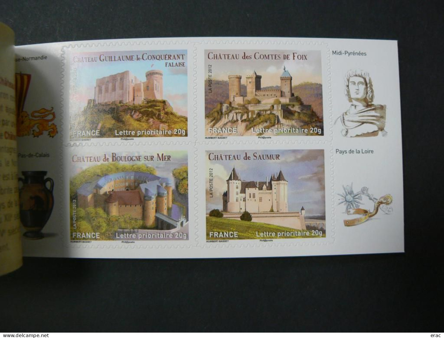 France - 2012 - Carnet Autoadhésif BC714 - Neuf ** - Châteaux Et Demeures Historiques - Chapitre 1 - Markenheftchen