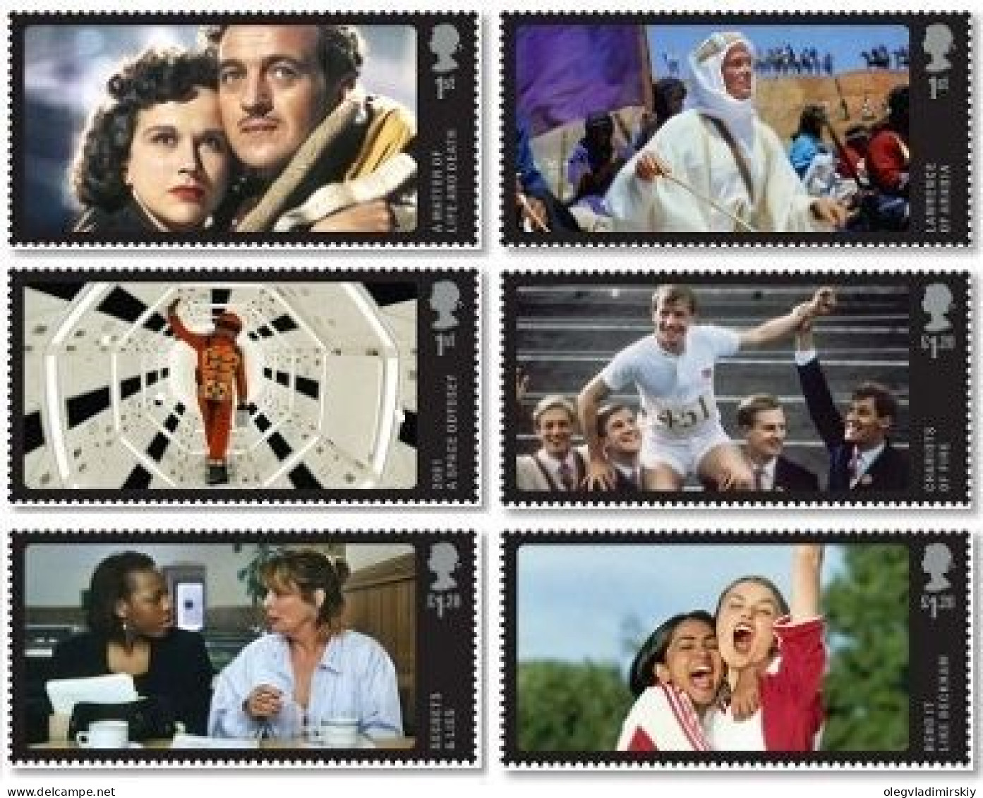 Great Britain United Kingdom 2014 British Cinema Legendary Movies Set Of 6 Stamps MNH - Neufs