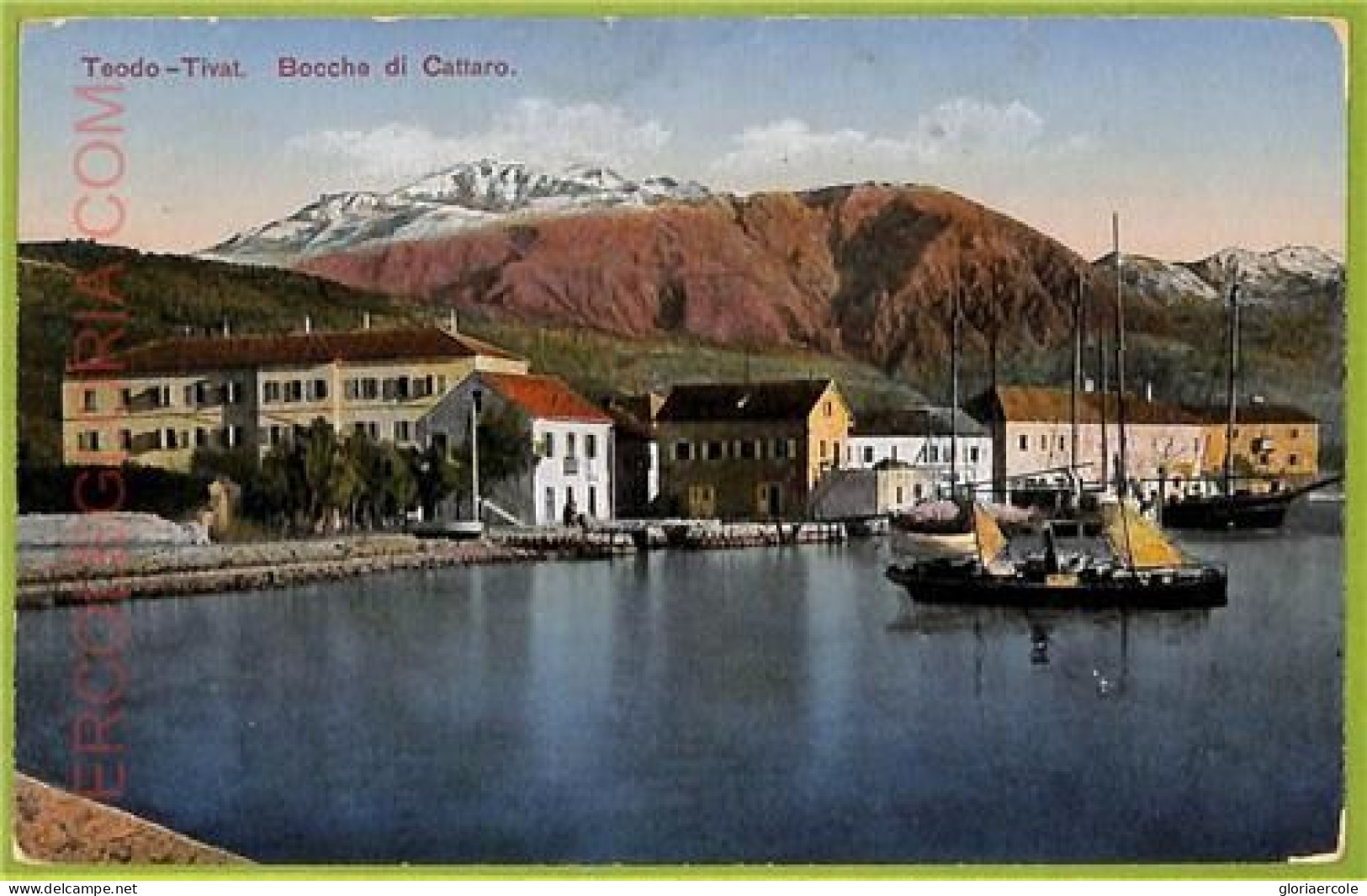 Ae9673 -  MONTENEGRO - VINTAGE POSTCARD - Teodo - Tivat - Montenegro