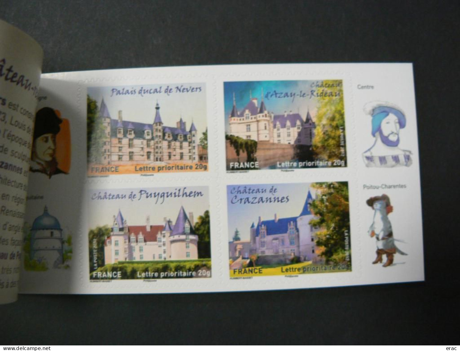 France - 2012 - Carnet Autoadhésif BC726 - Neuf ** - Châteaux Et Demeures Historiques - Chapitre 2 - Postzegelboekjes