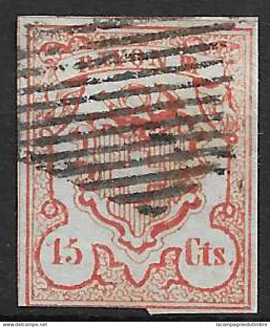Suisse YT N° 24 Oblitéré. Beau Timbre. - 1843-1852 Federale & Kantonnale Postzegels