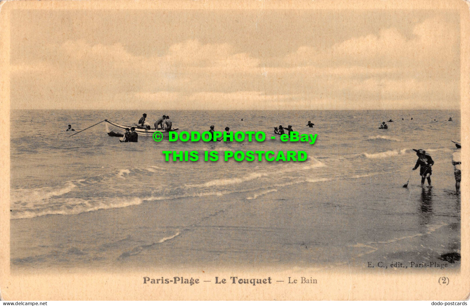 R550166 Paris Plage. Le Touquet. Le Bain. E. C - World