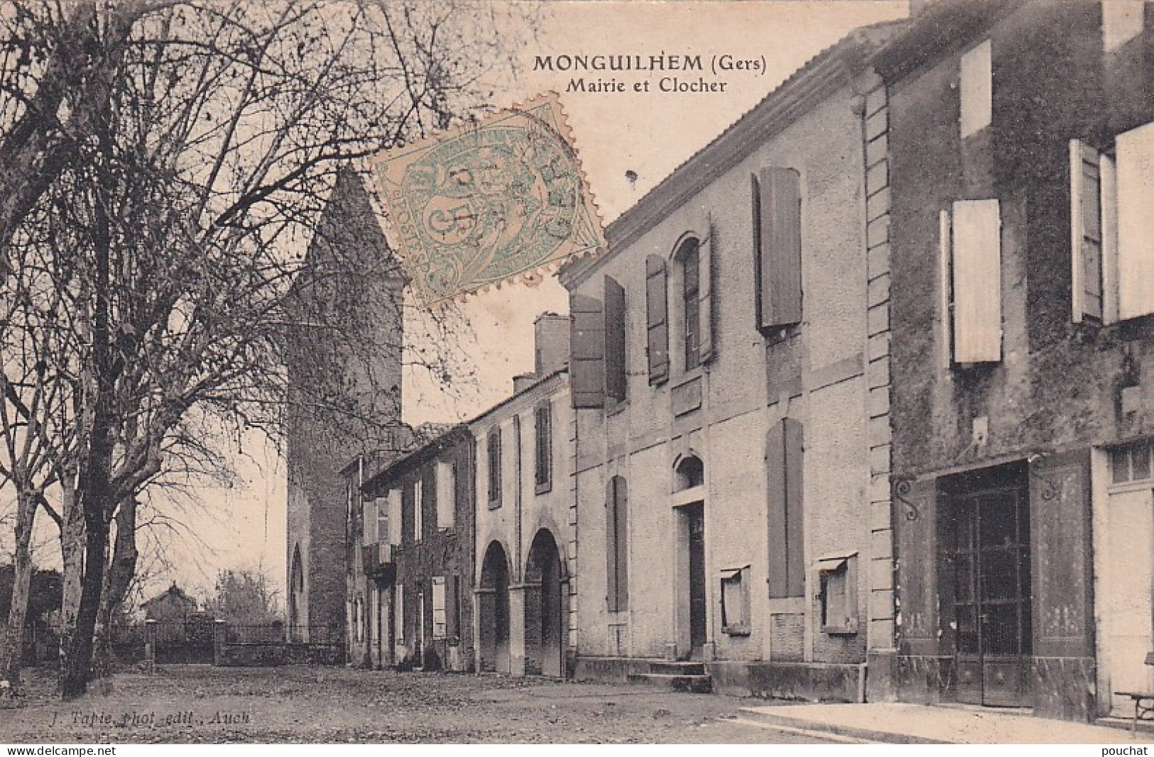 SO Nw31-(32) MONGUILHEM - MAIRIE ET CLOCHER - Other & Unclassified