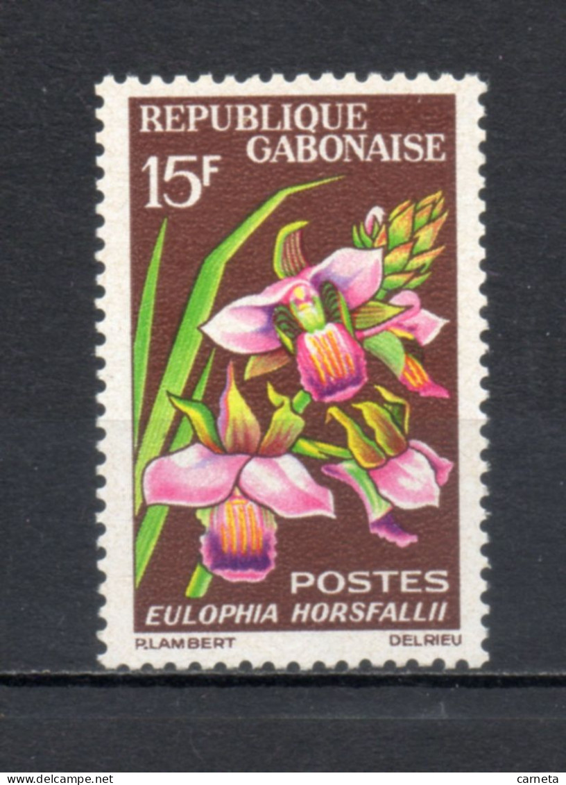 GABON N° 177   NEUF SANS CHARNIERE COTE  1.00€   FLEUR FLORE - Gabun (1960-...)