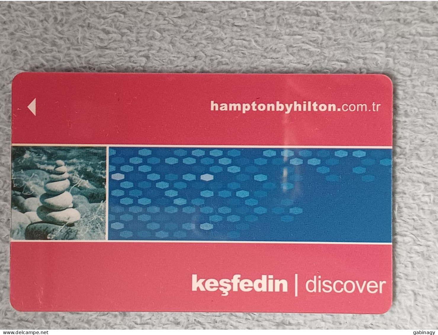 HOTEL KEYS - 2527 - TURKEY - HAMPTON BY HILTON DISCOVER - Hotelsleutels (kaarten)