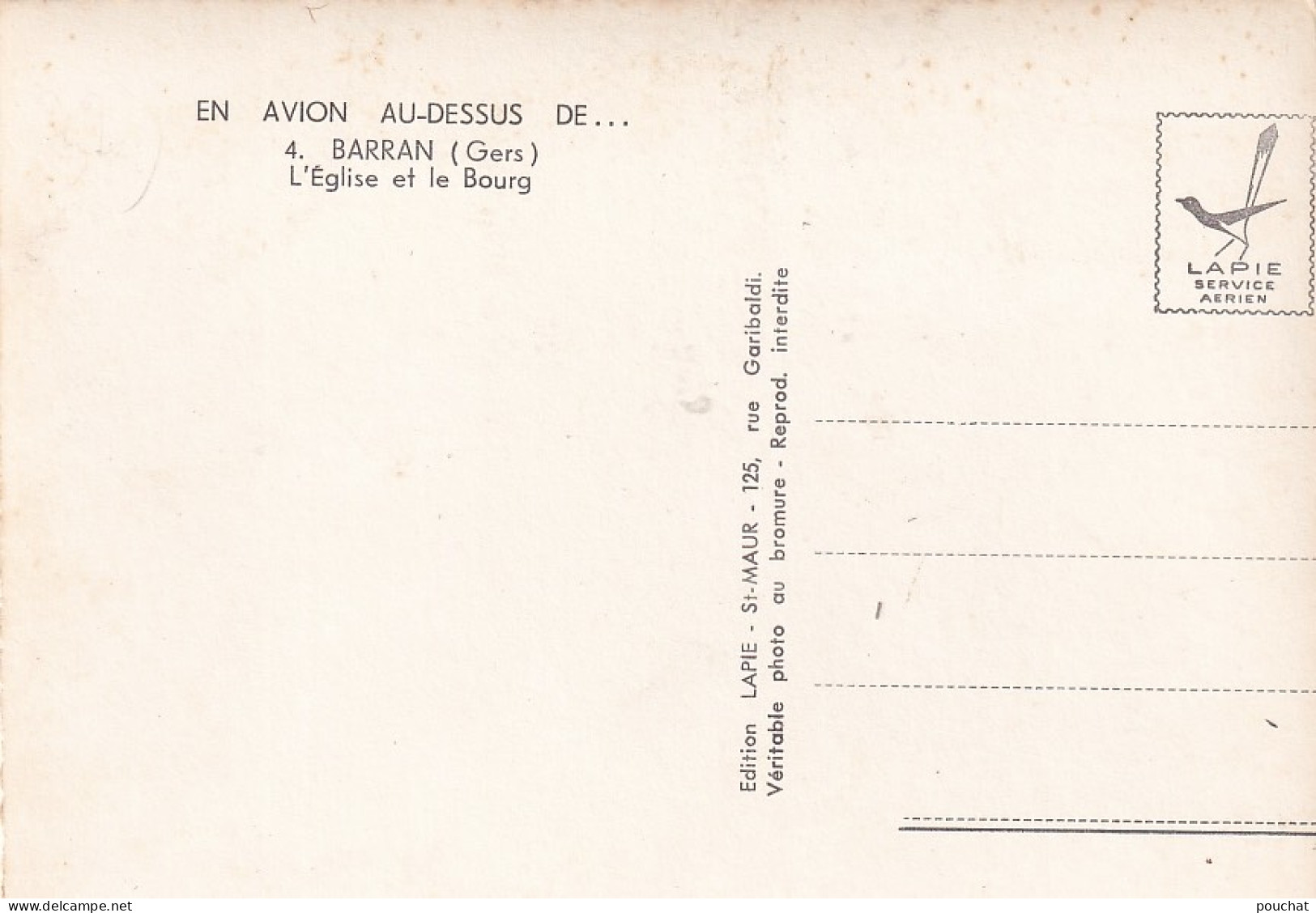 SO Nw-(32) BARRAN - L'EGLISE ET LE BOURG - VUE AERIENNE - Other & Unclassified