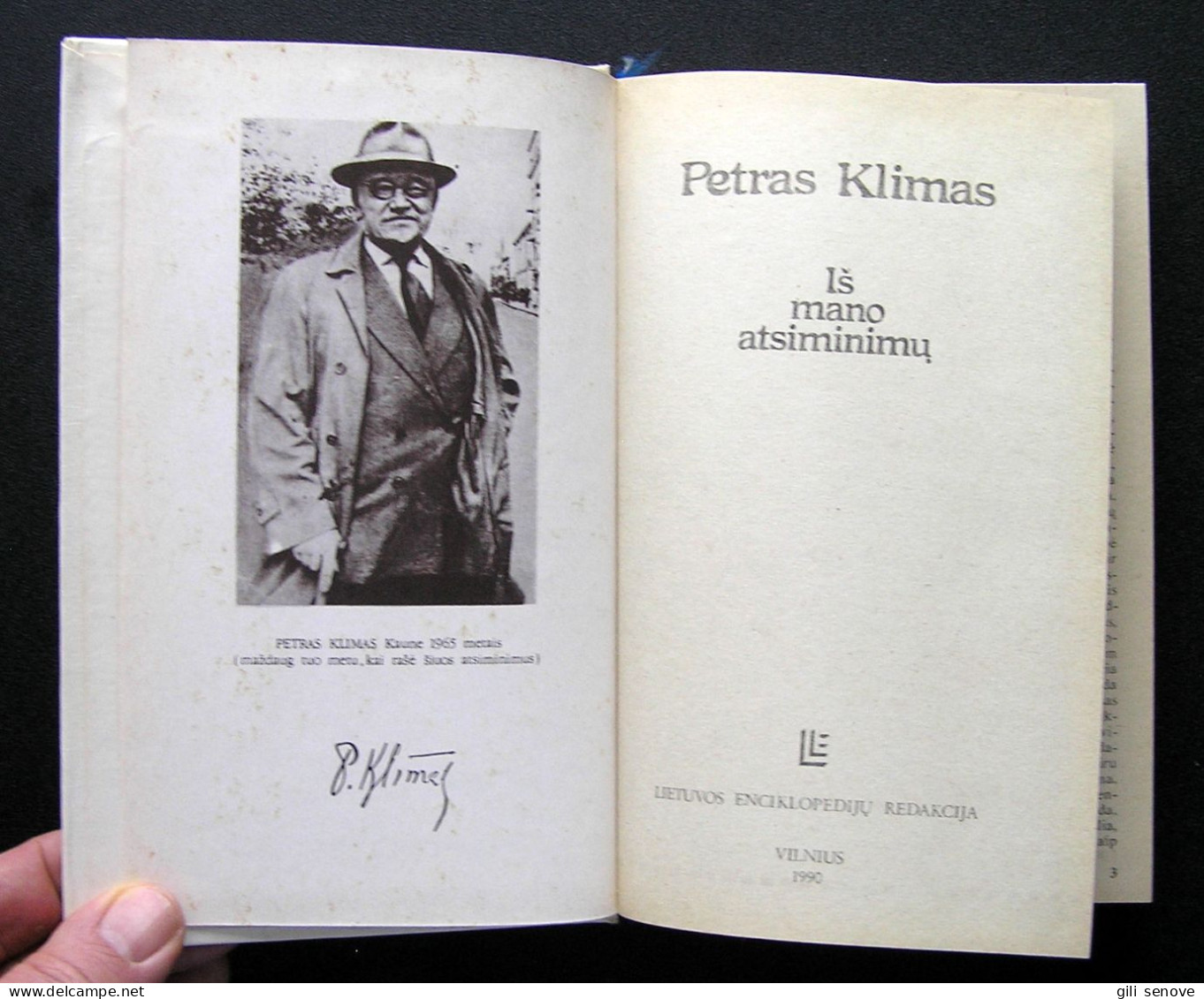 Lithuanian Book / Iš Mano Atsiminimų By Klimas 1990 - Cultura