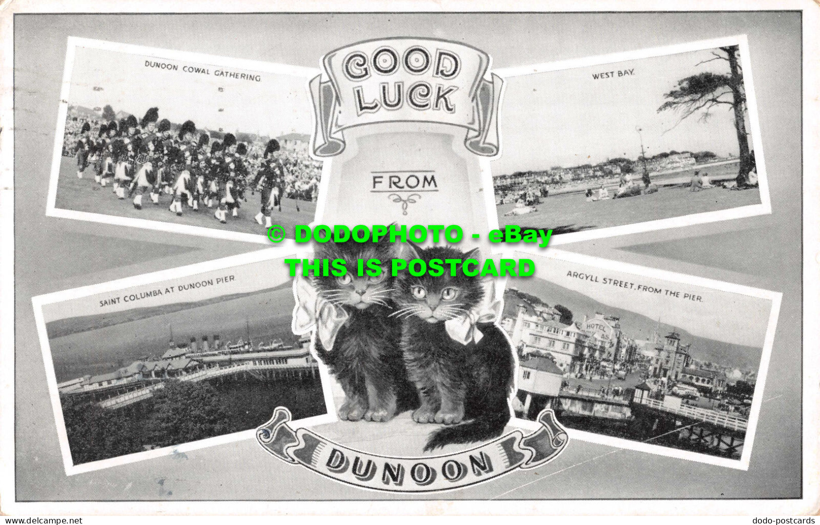 R550200 Good Luck From Dunoon. Dennis. 1954. Multi View - World