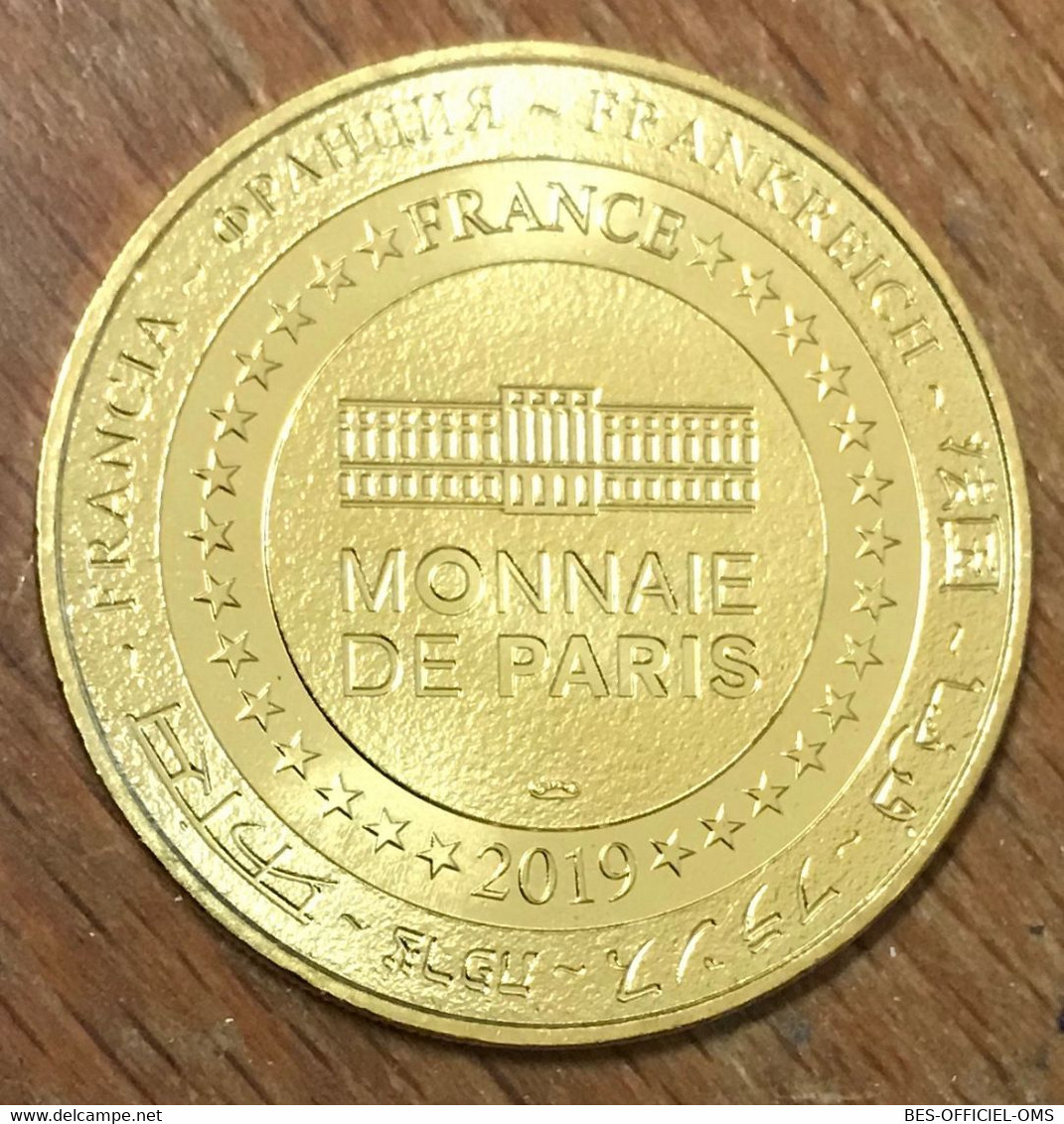 62 BOULOGNE SUR MER TORTUE CAOUANNE NAUSICAÄ MDP 2019 MEDAILLE MONNAIE DE PARIS JETON TOURISTIQUE MEDALS COINS TOKENS - 2019