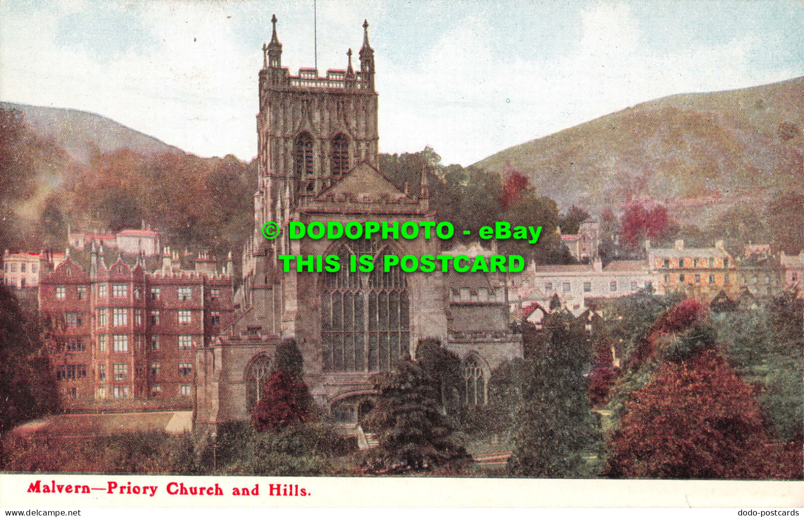 R550211 Malvern. Priory Church And Hills - World