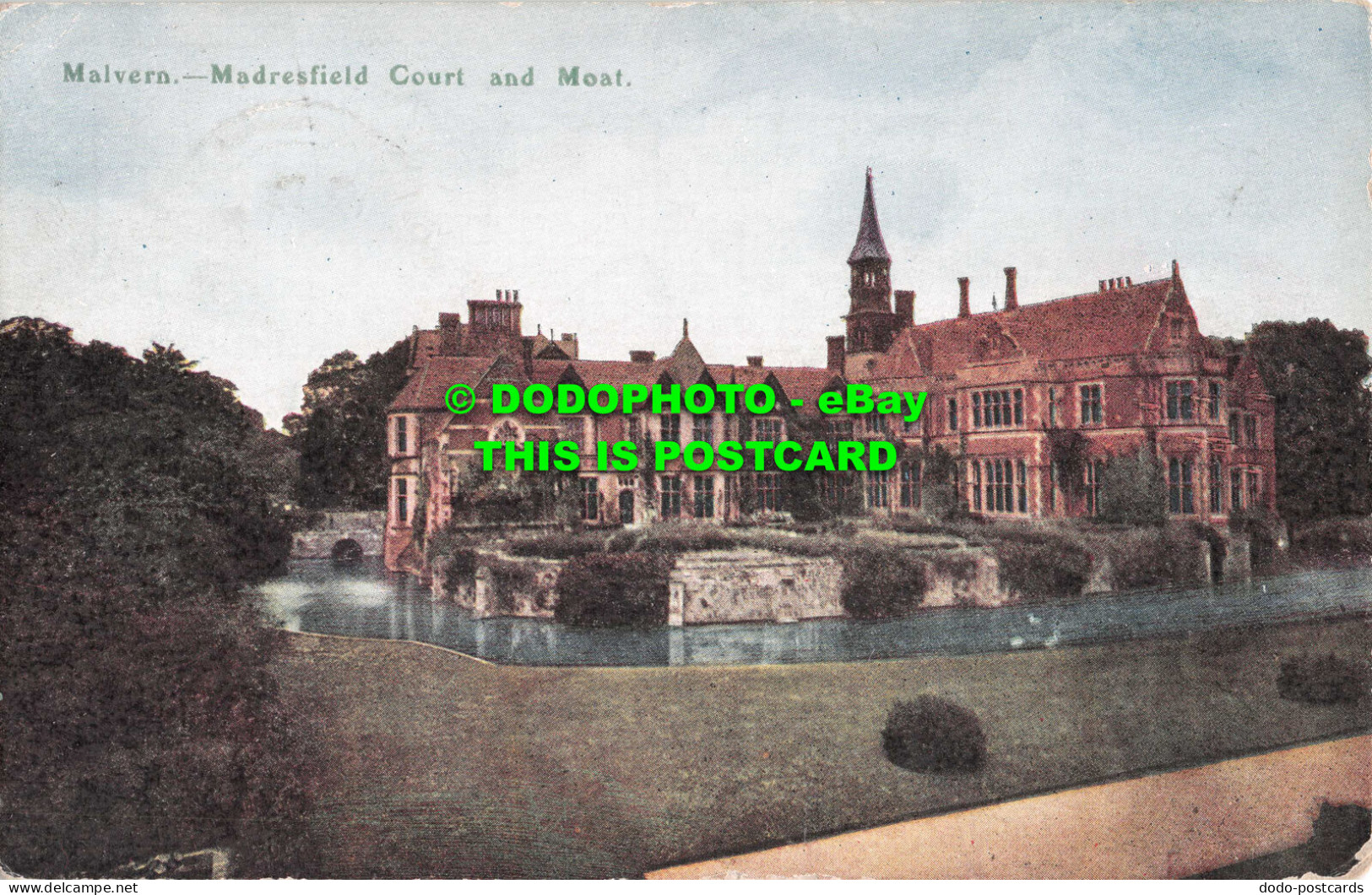 R550214 Malvern. Madresfield Court And Moat. 1914 - World