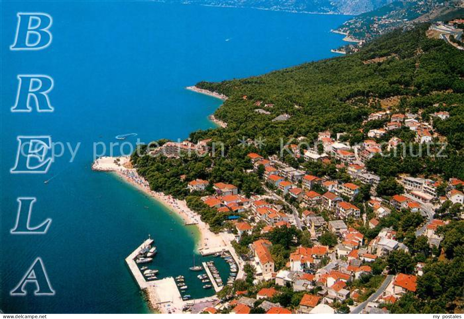 73722794 Brela Panoram Kueste Brela - Croatie