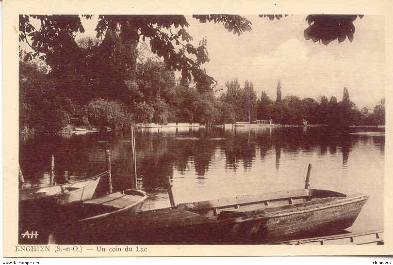 CPSM - ENGHIEN - UN COIN DU LAC - Enghien Les Bains