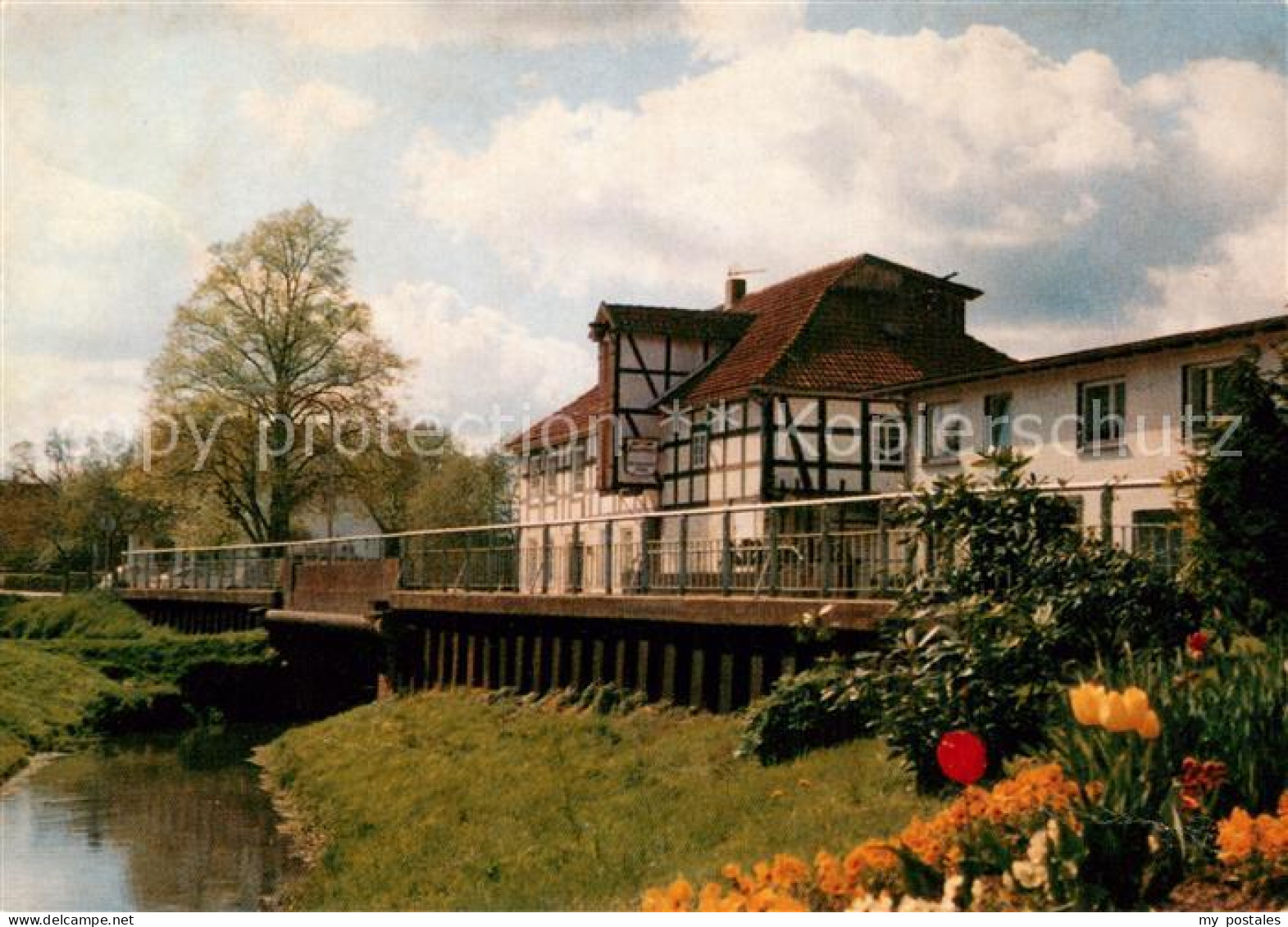 73722778 Harpstedt Restaurant-Cafe-Bundeskegelbahn Zur Wasserburg Aussenansicht  - Autres & Non Classés