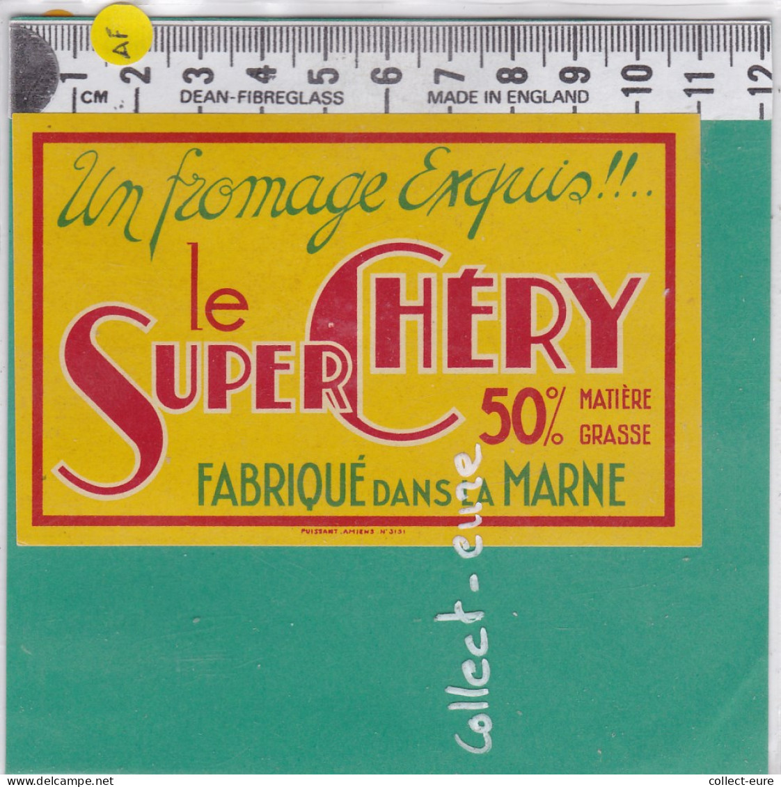 C1224 FROMAGE EXQUIS LE SUPER CHERY MARNE 50 % - Cheese