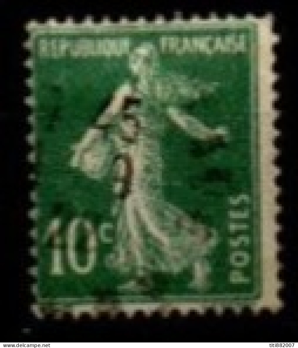 FRANCE    -   1921 .   Y&T N° 159 Oblitéré .  Tache Sous Le Pied - Usati