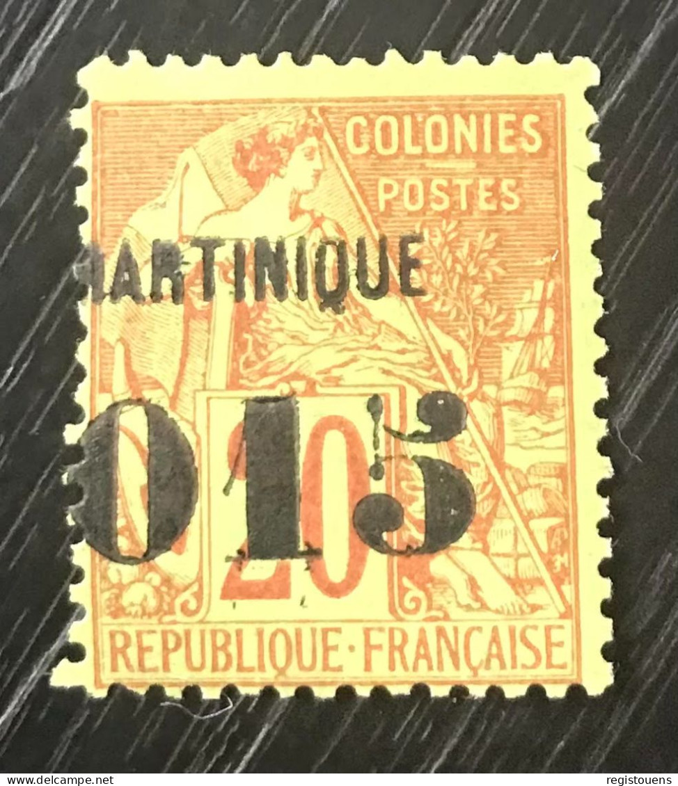 Timbre Neuf* Martinique Yt 6 - 015 S.20c - 1888-91 - Neufs