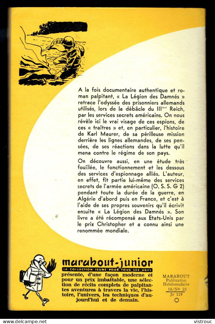 "La Légion Des Damnés", De George HOWE - MJ N° 119 - Guerre - 1958. - Marabout Junior
