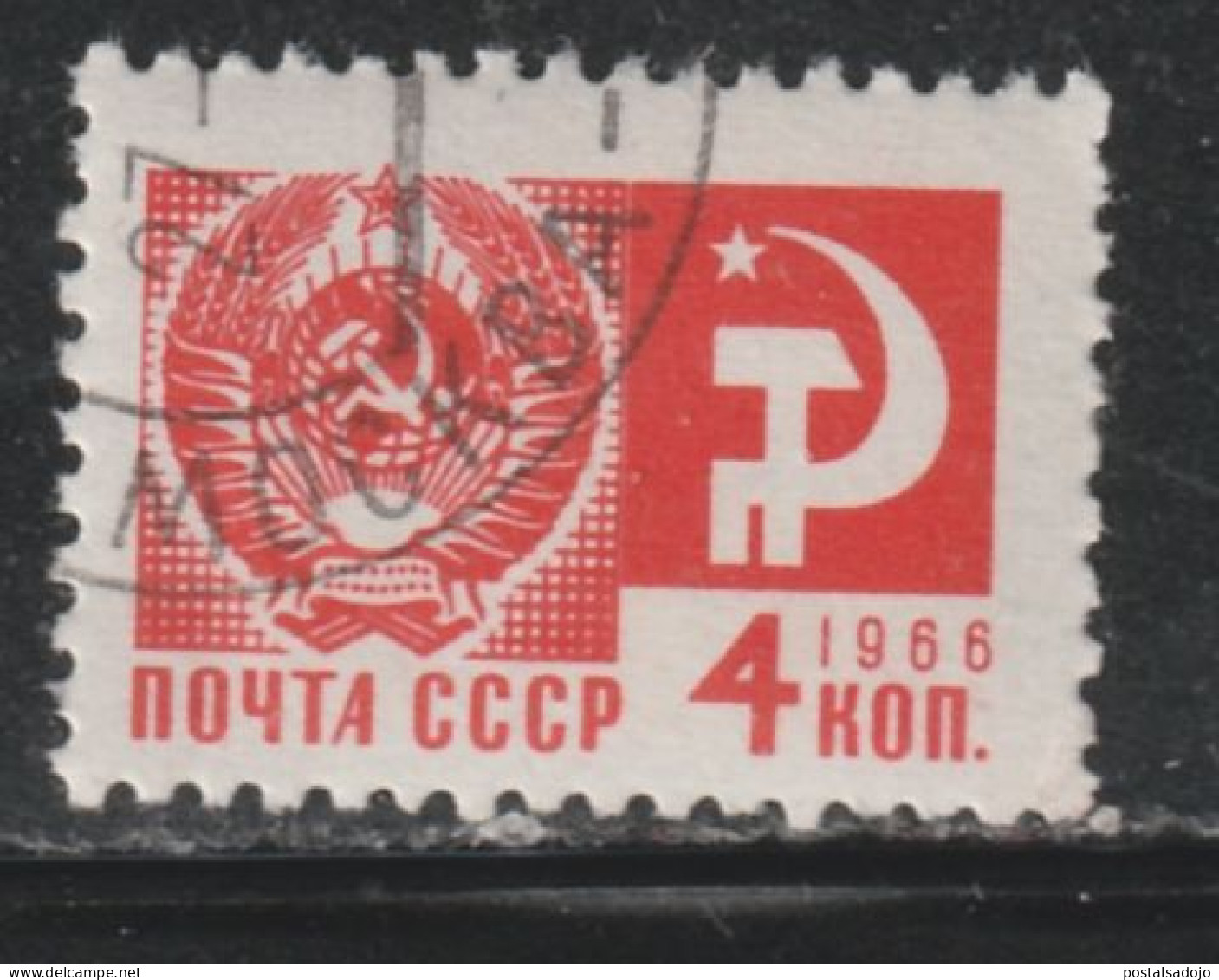 RUSSIE 522 // YVERT 3163  // 1966 - Gebraucht