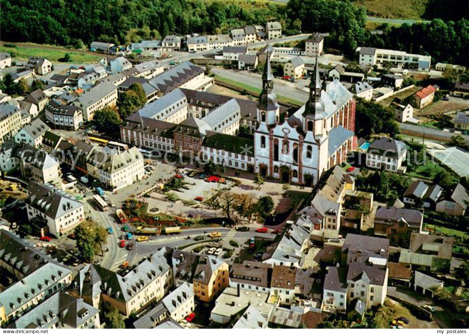 73722725 Pruem Eifel Fliegeraufnahme Kirche Pruem Eifel - Sonstige & Ohne Zuordnung