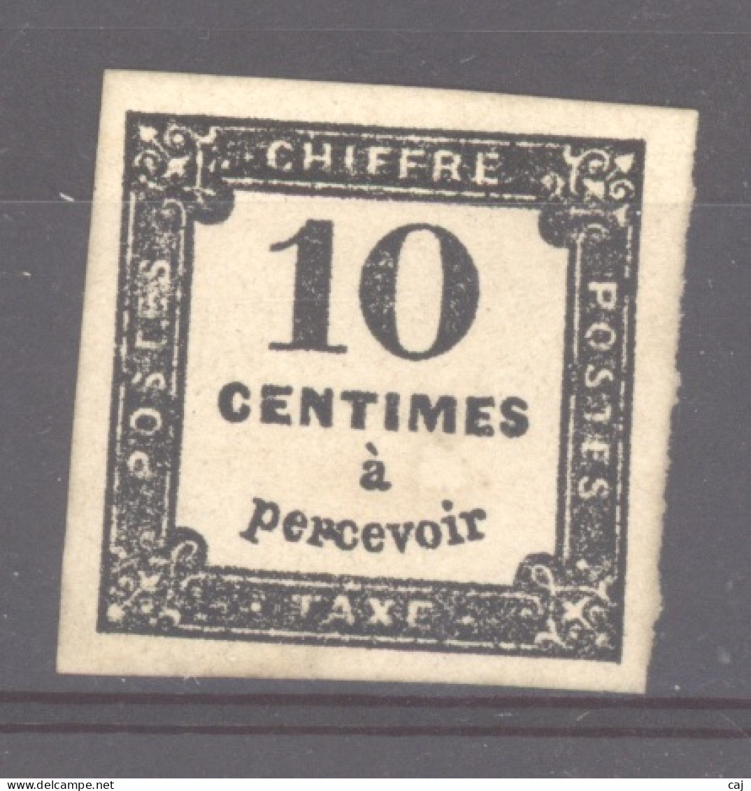 France   -  Taxe   :  Yv  2A  *  Faux - 1859-1959 Neufs