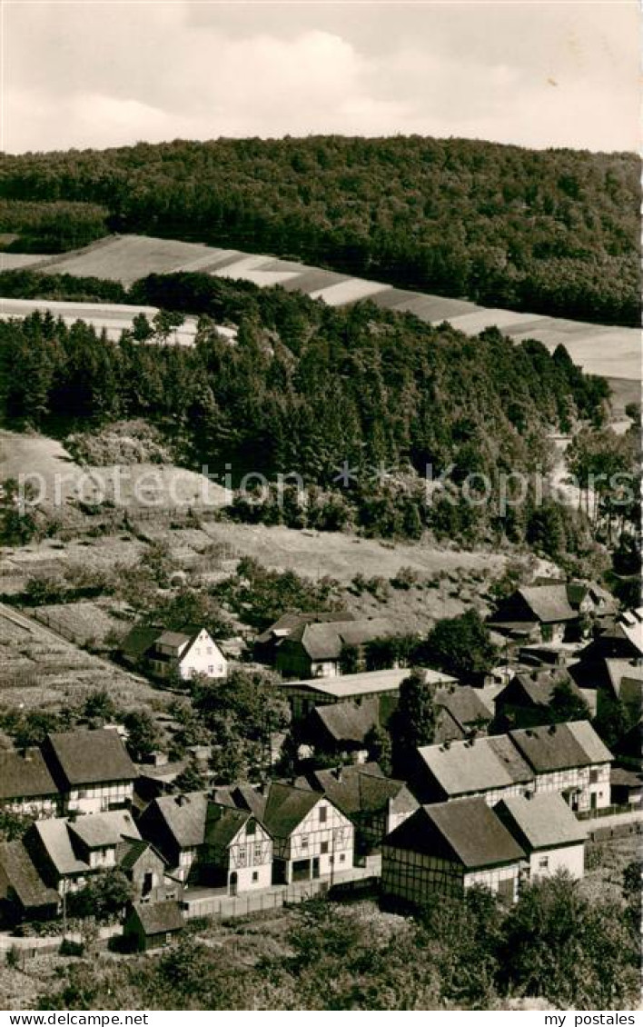 73722707 Lauenberg Solling Blick Auf Petersberg Fachwerkhaeuser Lauenberg Sollin - Sonstige & Ohne Zuordnung