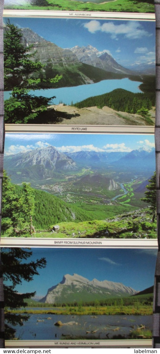 CANADA ROCKIES BANFF NATIONAL PARK SPRINGS FOLDER LOT BROUCHURE POSTCARD CARTE POSTALE ANSICHTSKARTE POSTKARTE CARTOLINA - Granby