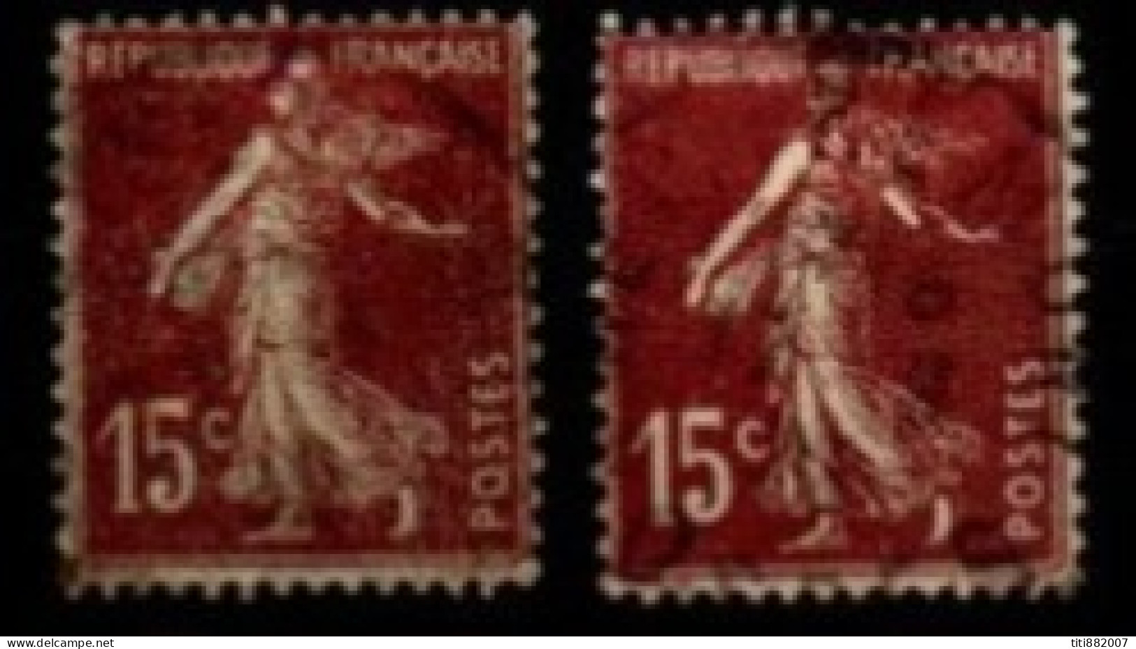 FRANCE    -   1924 .   Y&T N° 189 Oblitérés .  Types I Et II - Usati