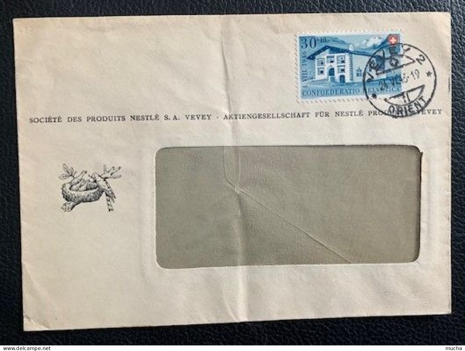 20381 -  Lettre Société Des Produits Nestlé Vevey Vevey 2 24.06.1946 Pro Patria No ZST 33 - Brieven En Documenten