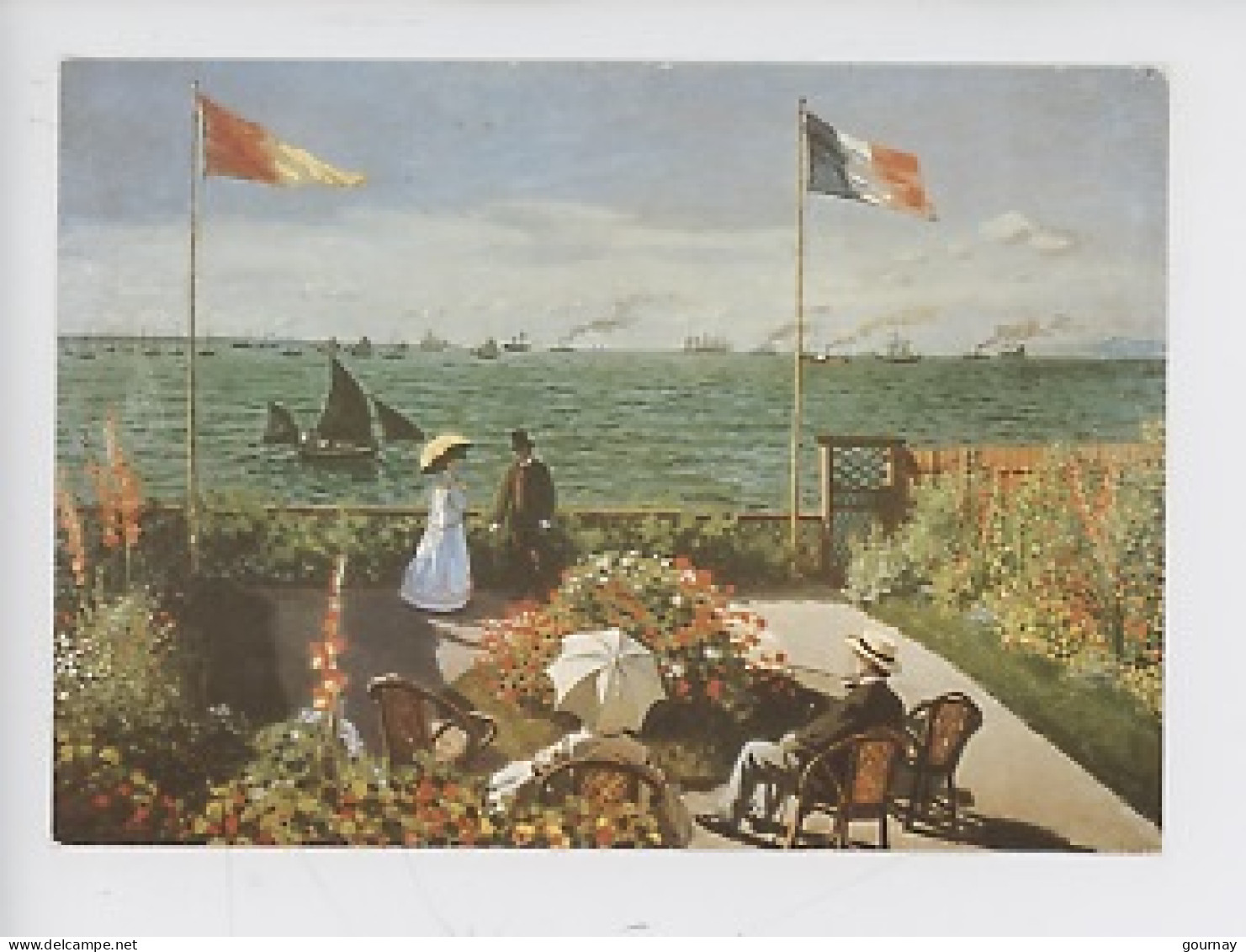 Claude Monet 1840-1926  La Terrasse à Sainte Adresse 1866 (Le Havre 76 France) - Sainte Adresse