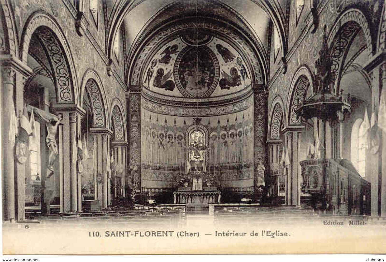CPA - SAINT FLORENT - INTERIEUR DE L'EGLISE (SUPERBE CLICHE) - Other & Unclassified