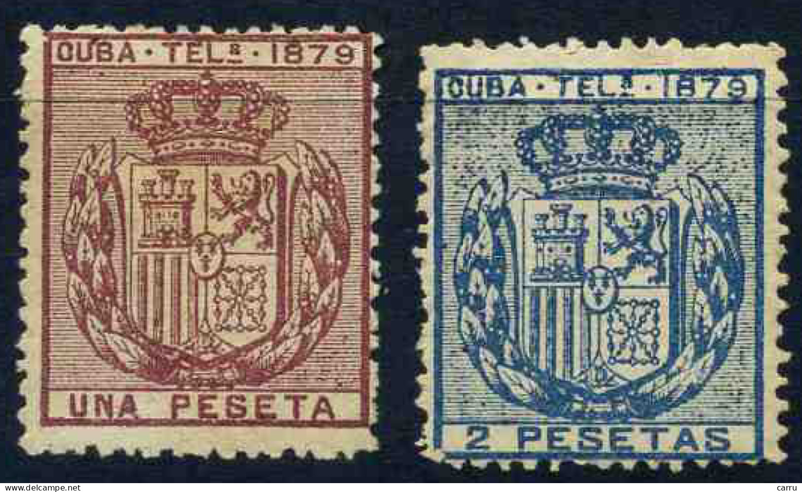 Cuba Telégrafos (1879) - Cuba (1874-1898)