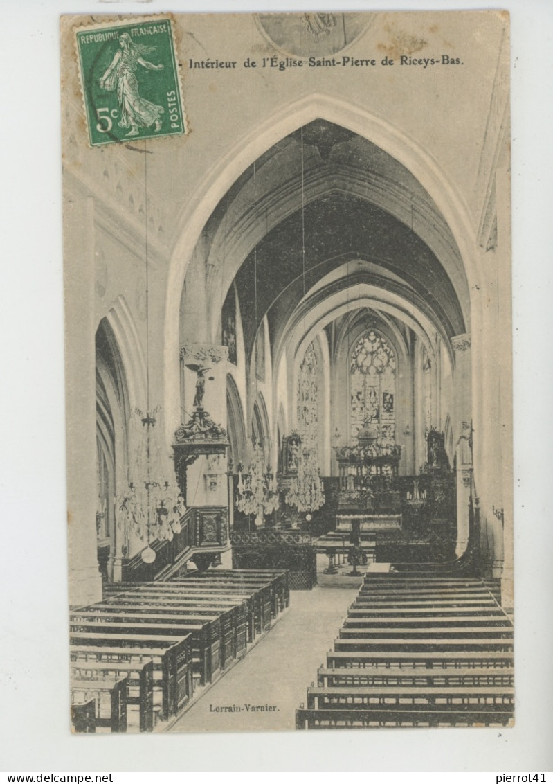 LES RICEYS - Intérieur De L'Eglise Saint Pierre De RICEYS-BAS - Les Riceys