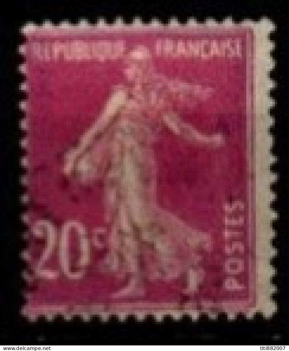 FRANCE    -   1924 .   Y&T N° 190 Oblitéré. 1er R Maculé - Used Stamps