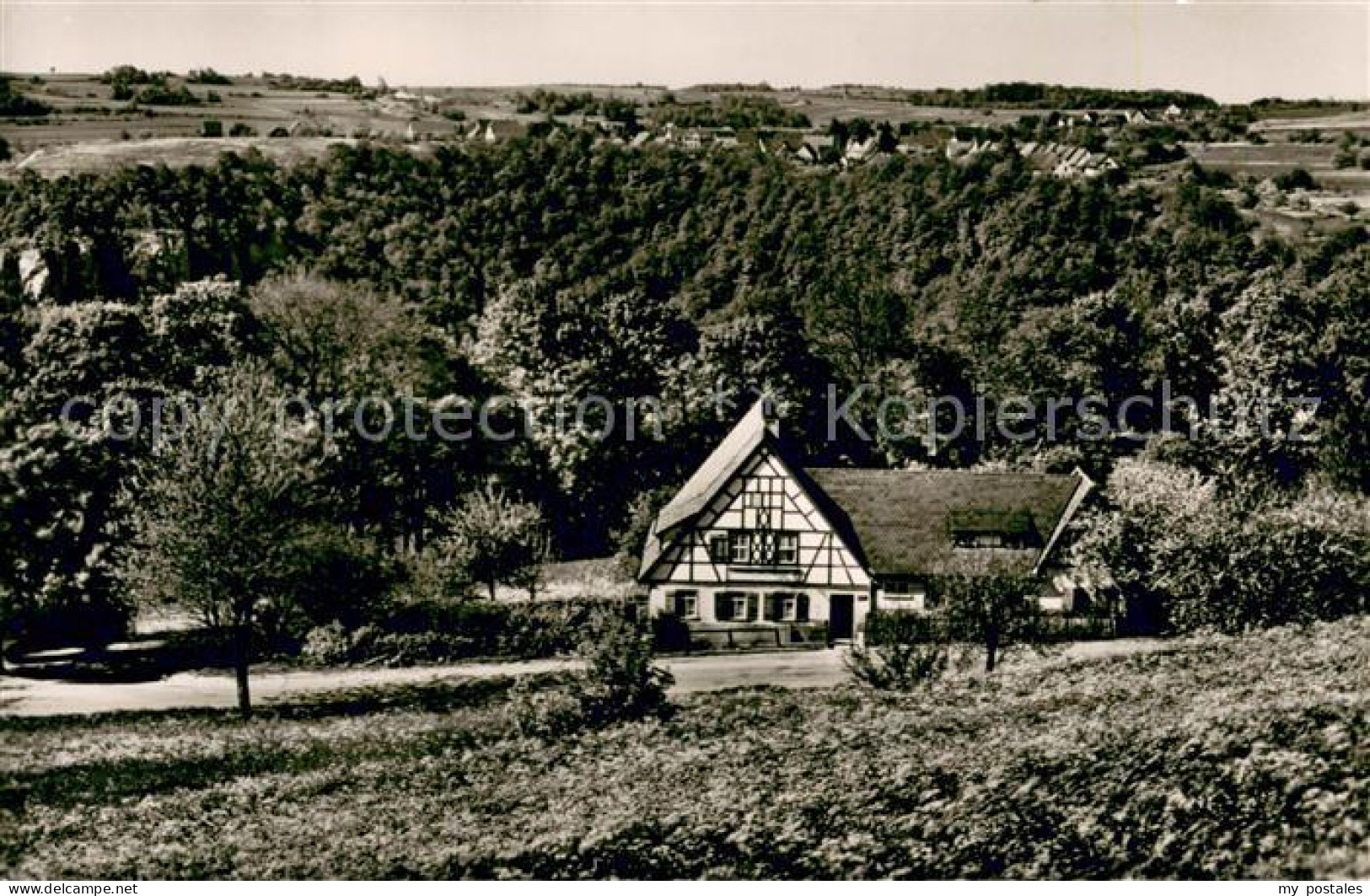 73722631 Schopfloch Lenningen Gasthaus Zur Schlatterhoehe Landschaftspanorama Sc - Sonstige & Ohne Zuordnung