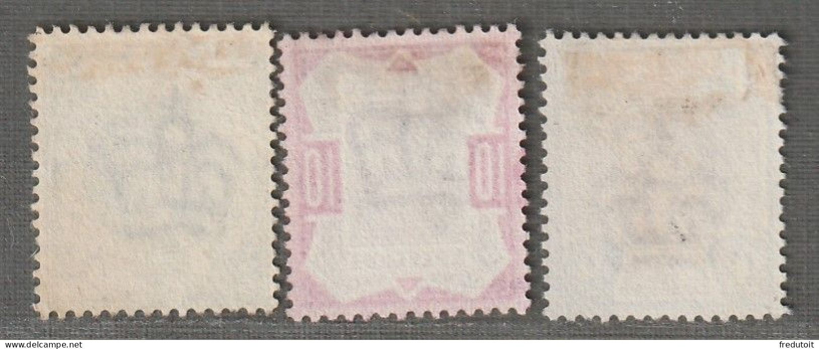 GRANDE BRETAGNE - N°101+102+103 Nsg (1887/1900) Victoria - Neufs