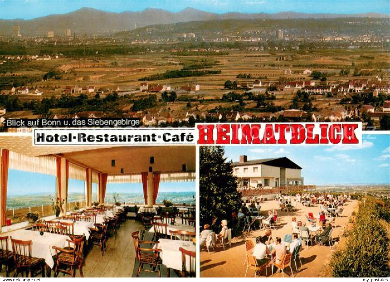 73722626 Bornheim Rheinland Restaurant-Hotel Heimatblick Bonn Siebengebirge  Bor - Sonstige & Ohne Zuordnung