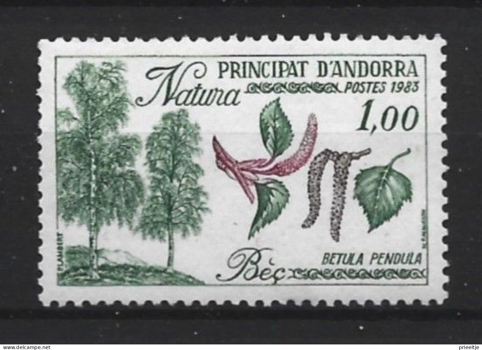 Andorra Fr. 1983 Trees Y.T. 311 (0) - Gebraucht