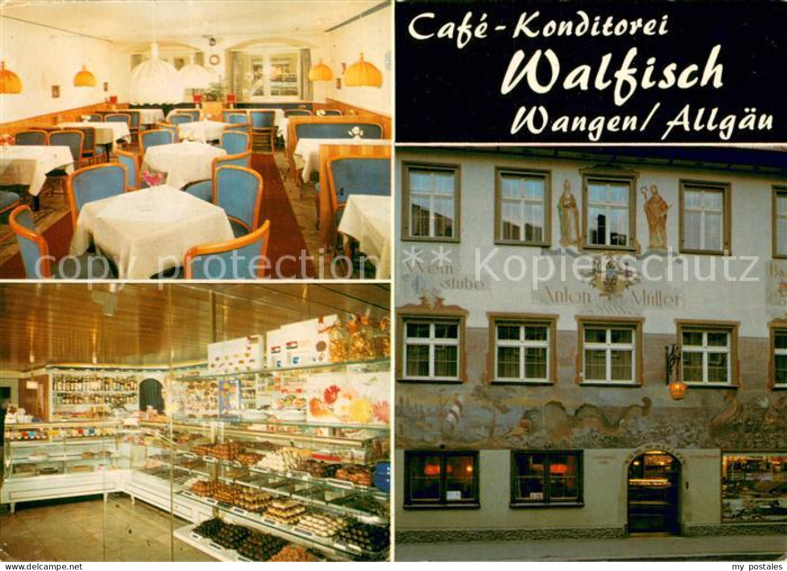 73722615 Wangen Allgaeu Cafe-Konditorei Walfisch Wangen Allgaeu - Wangen I. Allg.