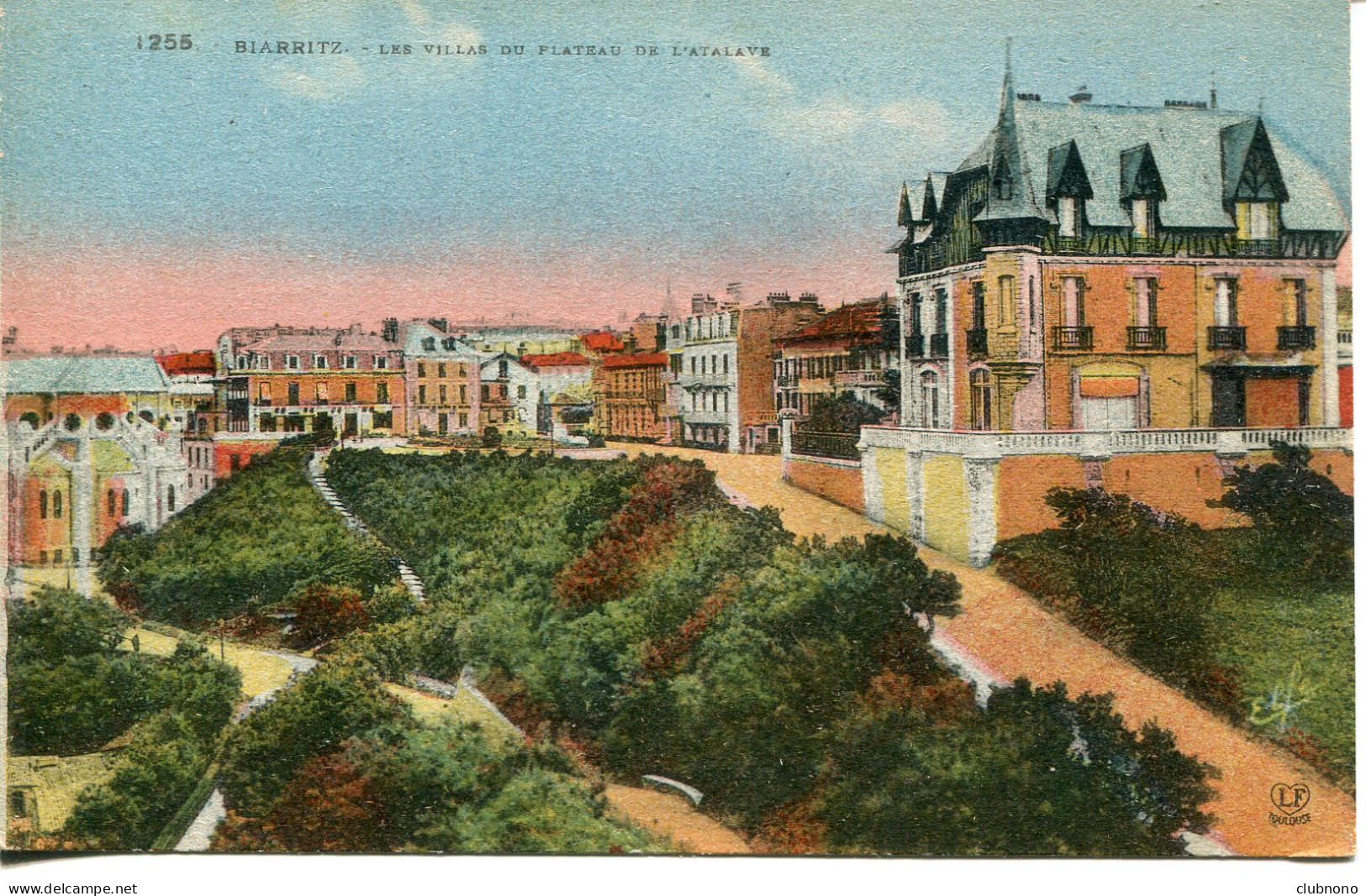 CPA -  BIARRITZ - LES VILLAS DU PLATEAU DE L'ATALAYE - Biarritz