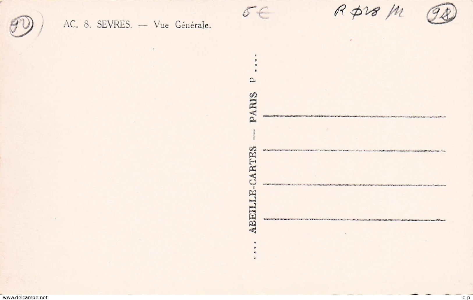 Sevres - Vue Generale -  CPSM °J - Sevres