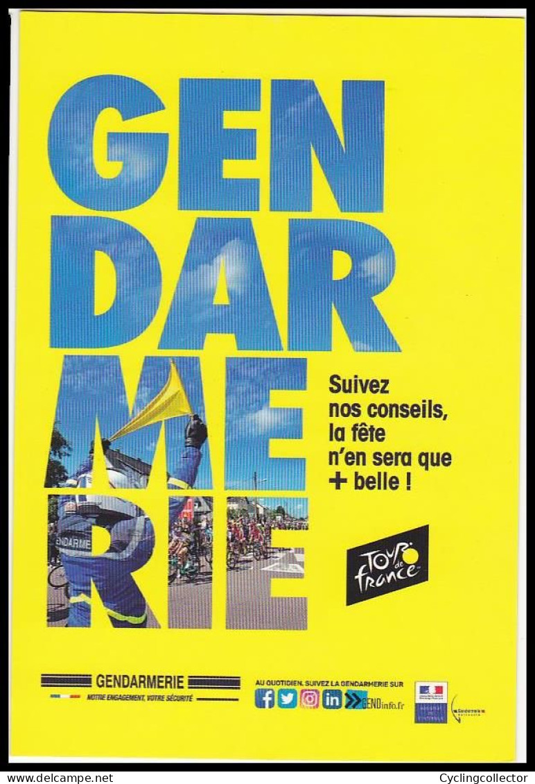 CP Tour De France 2019 Gendarmerie Nationale - Cyclisme