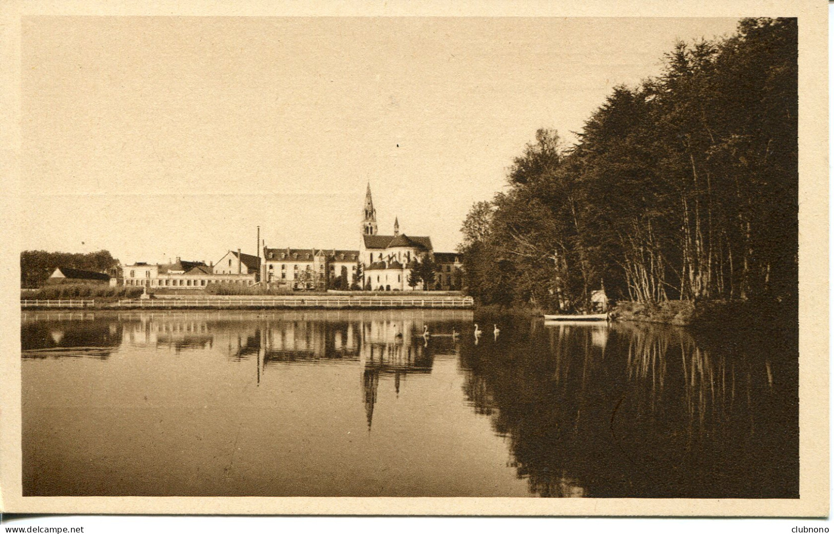 CPA -  ABBAYE DE LA GRANDE-TRAPPE - L'ETANG DE RANCE - MATIN DE PRINTEMPS - Otros & Sin Clasificación