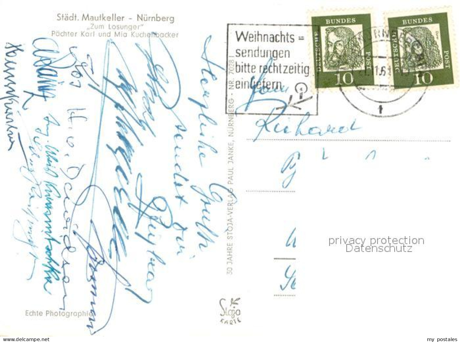 73722578 Nuernberg Staedt. Mautkeller Zum Losunger Innenansicht Nuernberg - Nürnberg