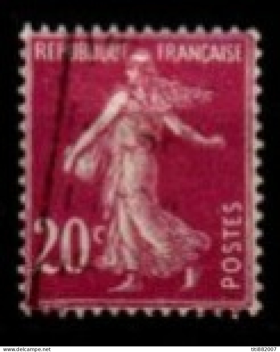 FRANCE    -   1924 .   Y&T N° 190 Oblitéré. Type V  Avec  Barbichette - Gebruikt