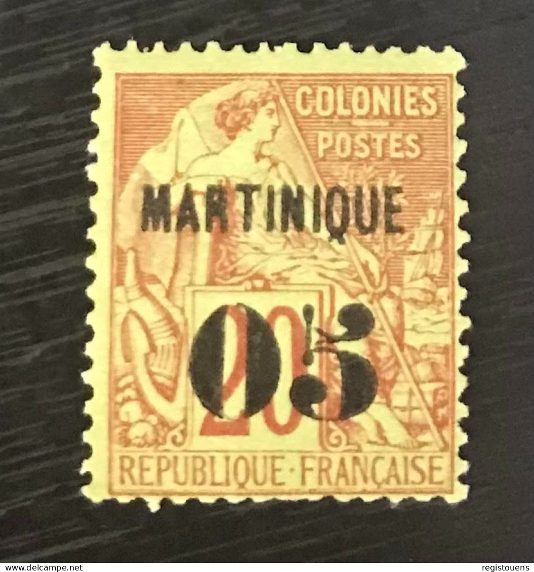 Timbre Neuf* Martinique Yt 4 - 05 S. 20c - 1888-91 - Nuevos