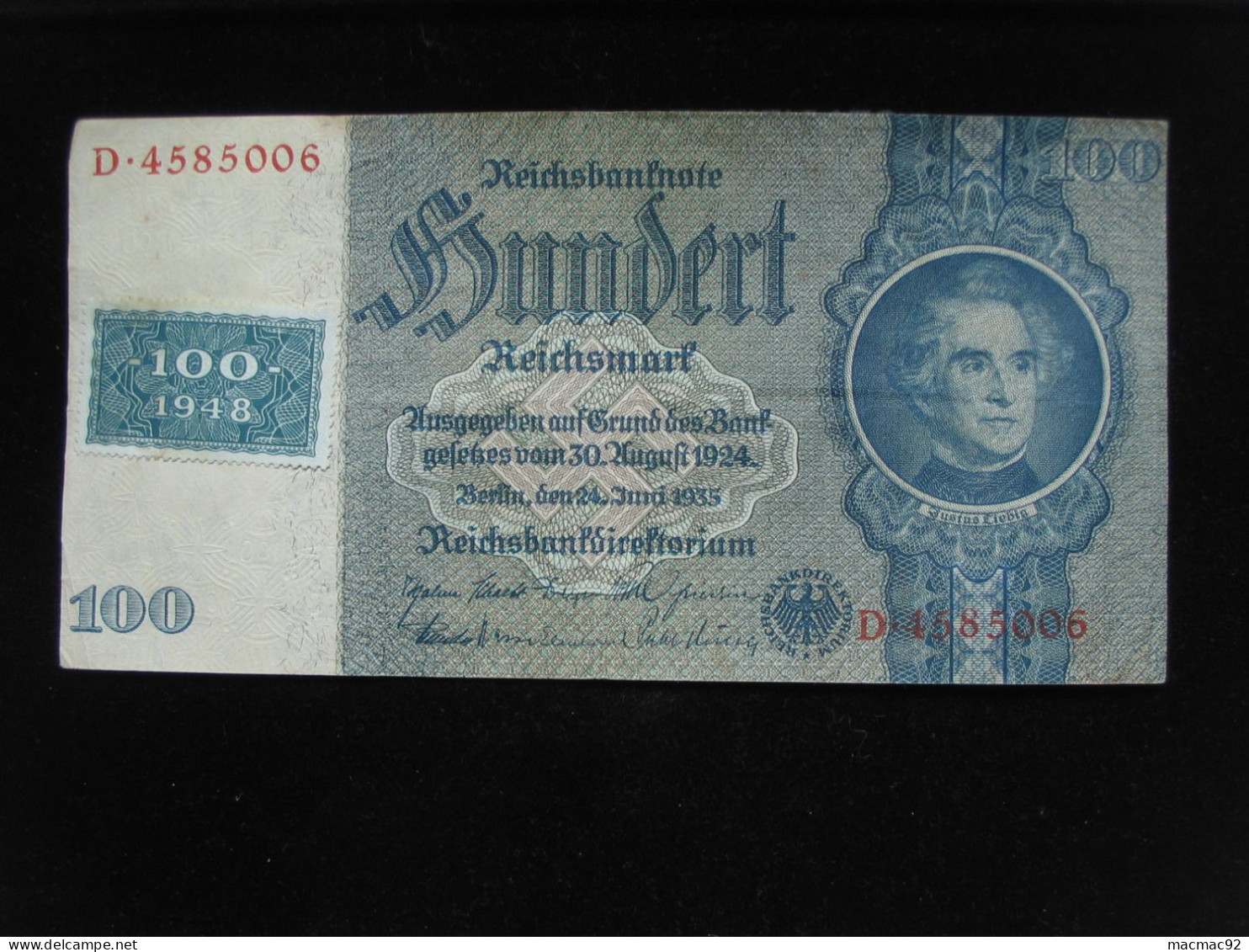 ALLEMAGNE  - 100 Hundert  Reichmark 1935    **** EN ACHAT IMMEDIAT **** - 100 Reichsmark