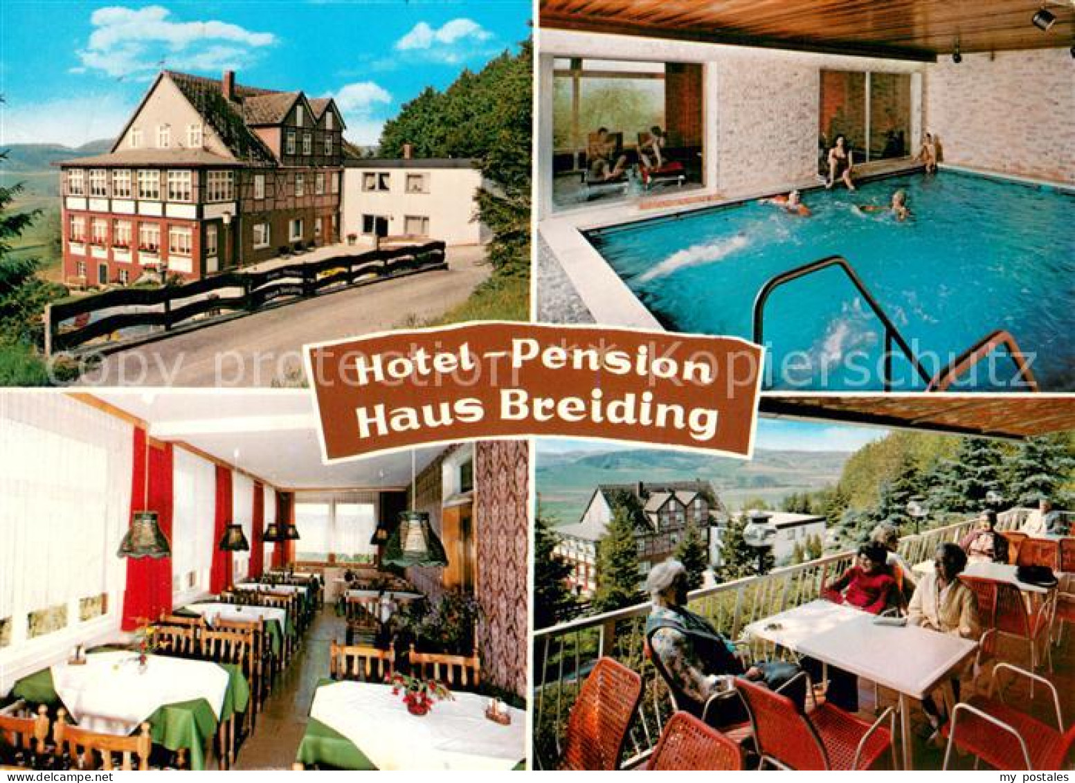 73722544 Almena Hotel Haus Breiding Teilansichten Pool Terrasse Almena - Other & Unclassified